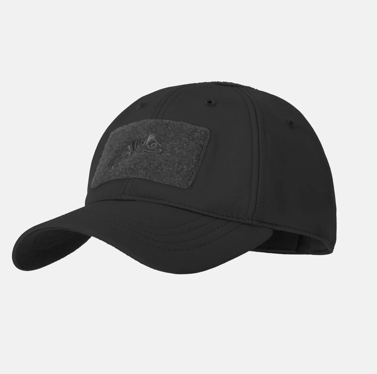 Helikon-Tex Winter Baseballcap aus Shark-Skin-Polyester Schwarz