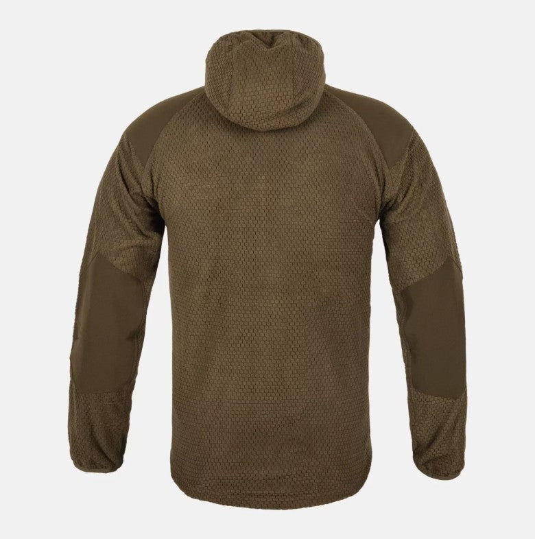 Helikon-Tex Alpha Hoodie Grid-Fleecejacke mit Kapuze Olive