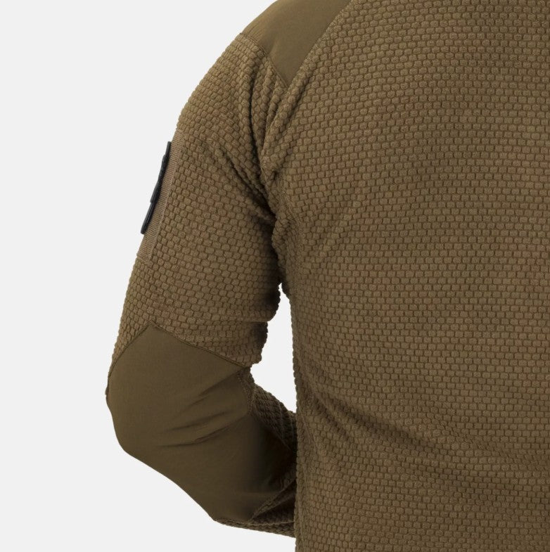 Helikon-Tex Alpha Hoodie Grid-Fleecejacke mit Kapuze Olive