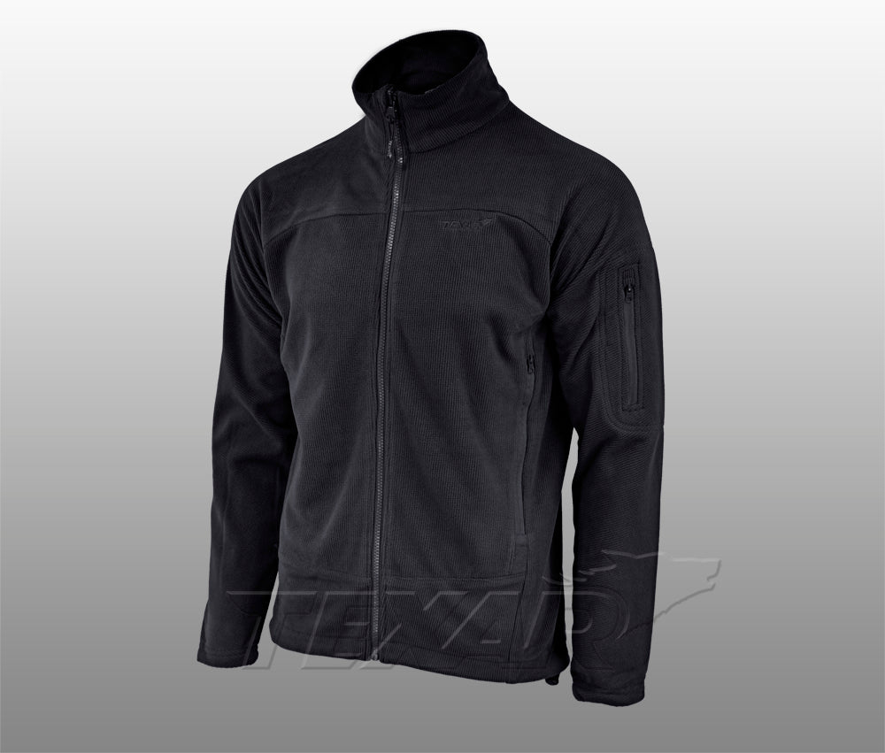 TEXAR CONGER FLEECEJACKE SCHWARZ