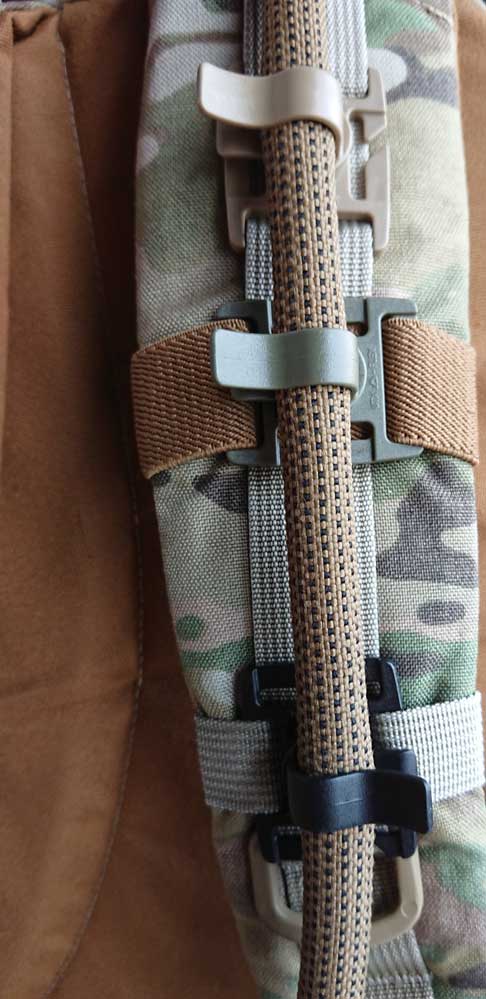 HYDRATION TUBE HOLDER ADAPTIVE GREEN
