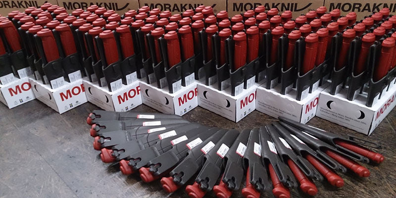 MORAKNIV BASIC 511 Karbonstahl Messer DARK-RED