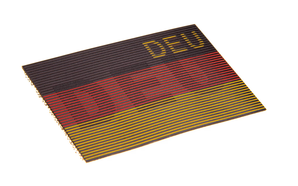 CLAWGEAR  IR Patch Deutschland Flagge mit Klett Farbe