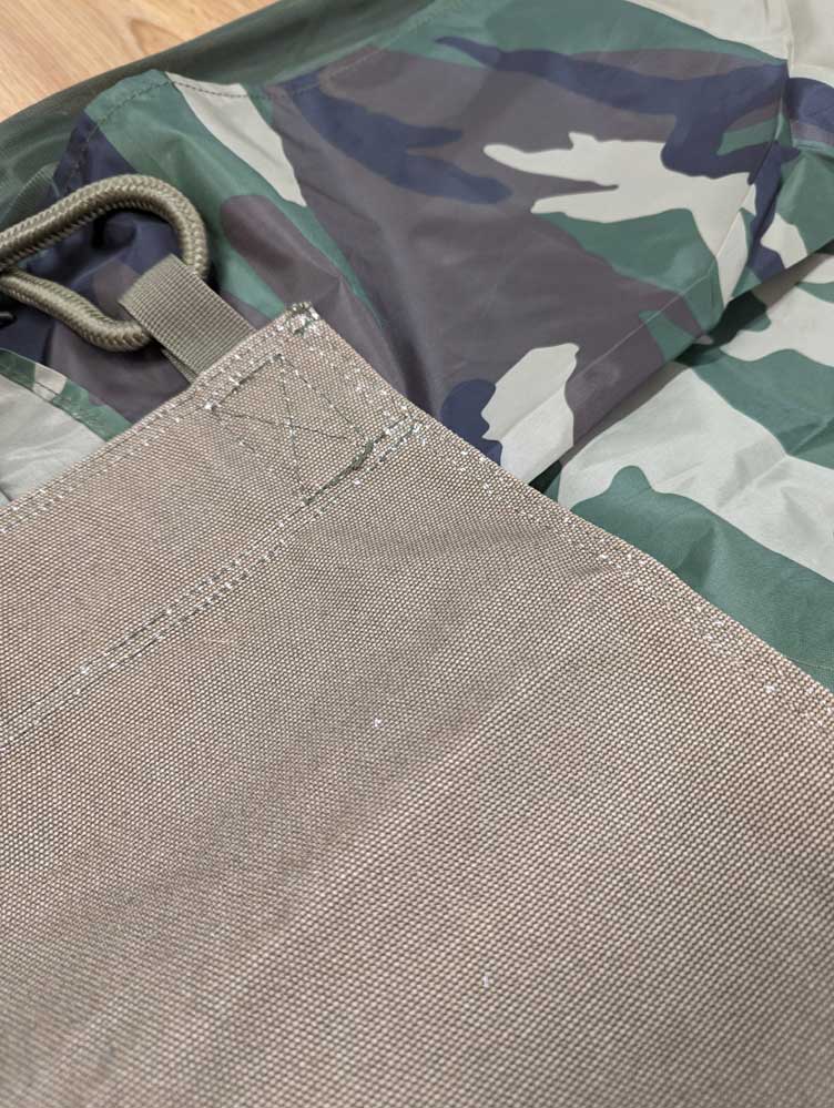 JUNGLE HAMMOCK/MINIZELT MIT CANVAS BODEN US WOODLAND CAMOUFLAGE