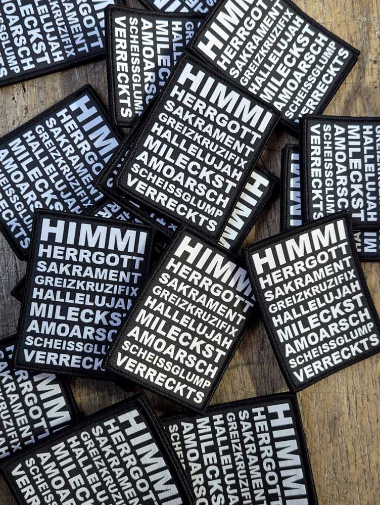 PATCH BAYRISCHE  FLÜCHE GELB
