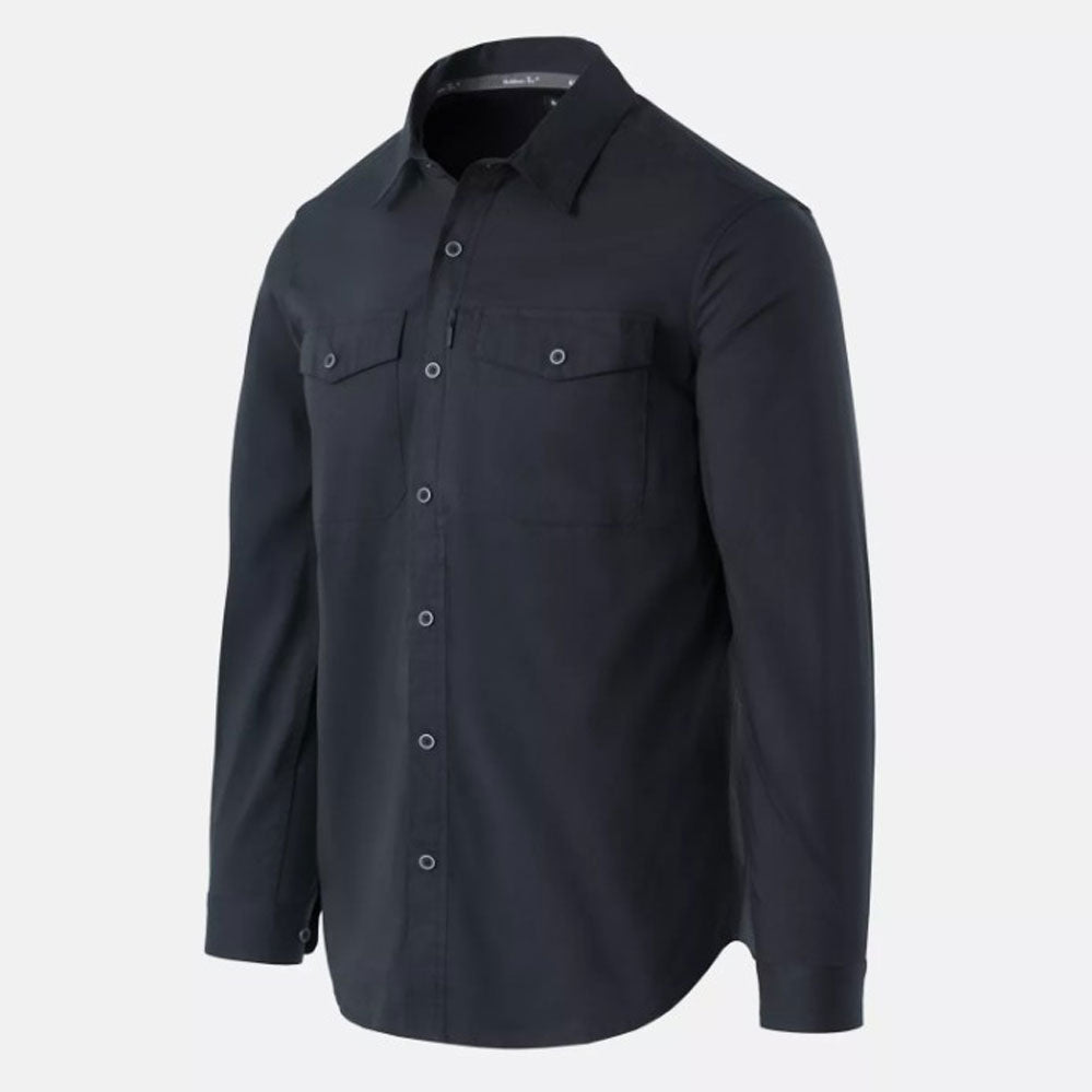 HELIKON-TEX COVERT CONCEALED CARRY SHIRT WASHED BLACK