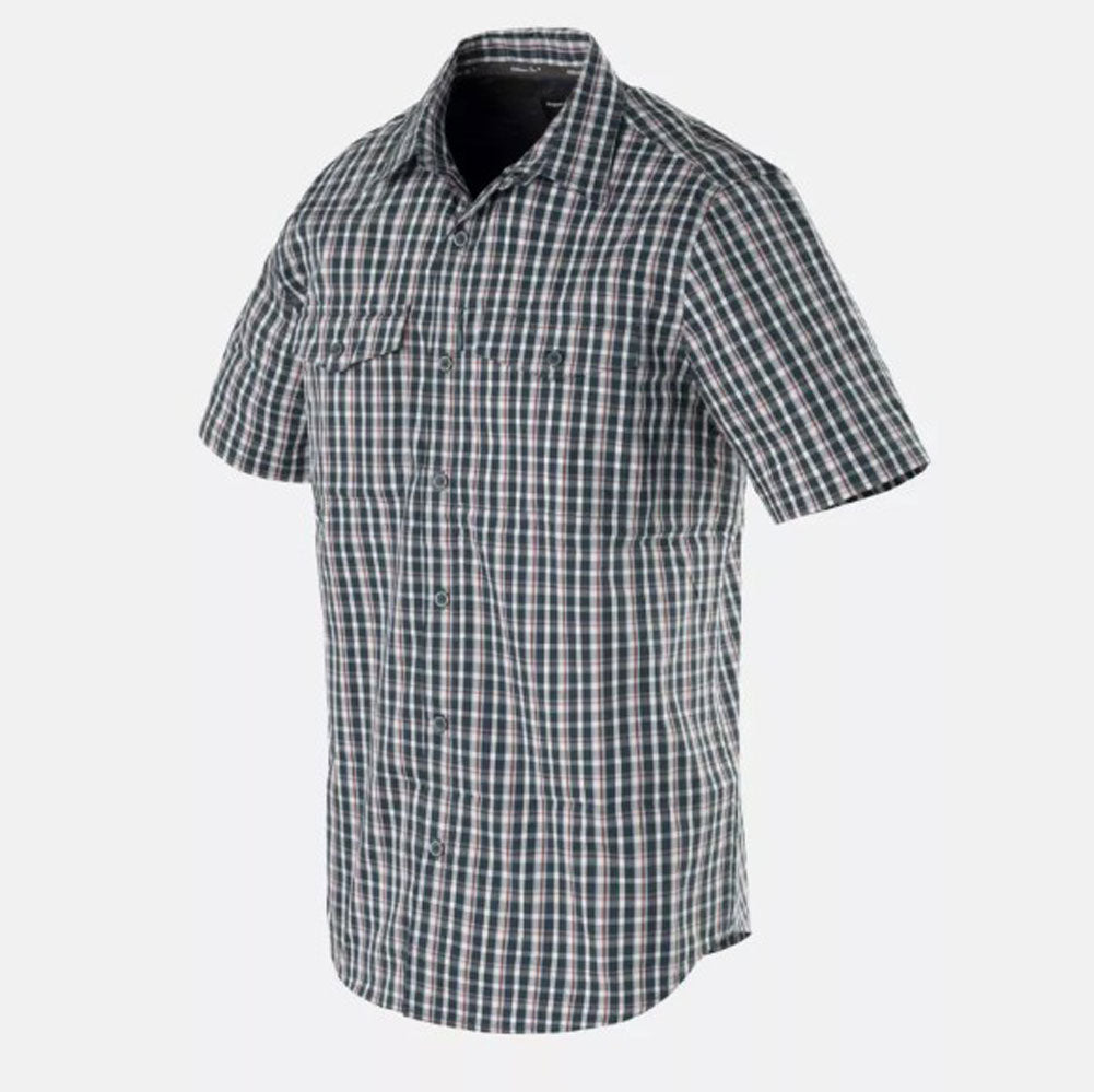 HELIKON-TEX COVERT CONCEALED CARRY SHIRT SHORT SLEEVE - RUSTIC CLOTH PLAID