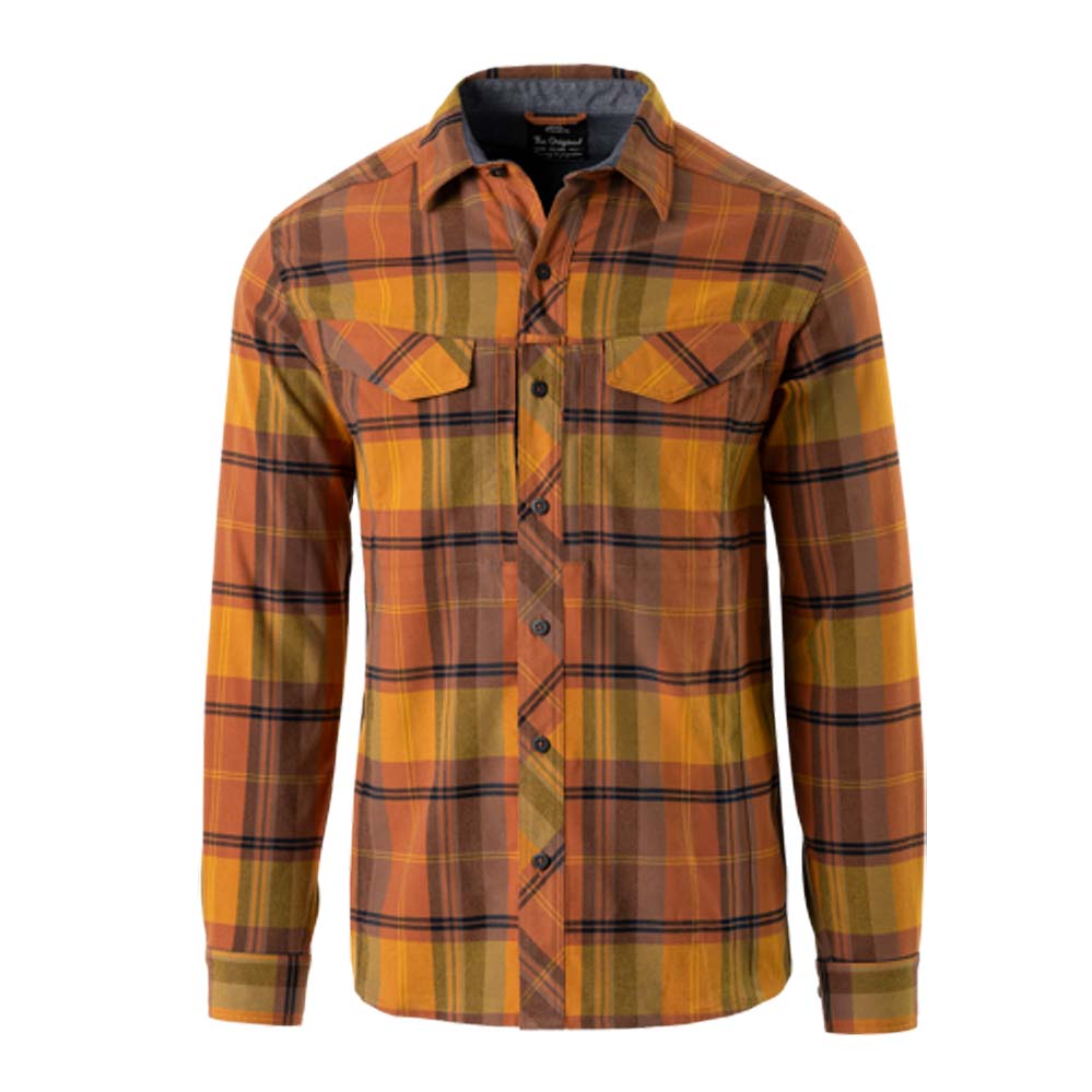 HELIKON-TEX DEFENDER MK2 HEMD LANGARM EVENING PUMPKIN PLAID