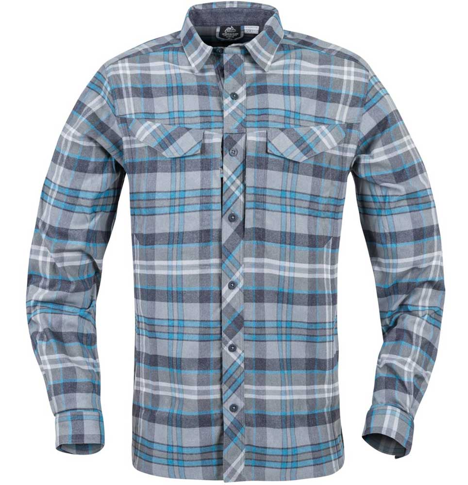HELIKON-TEX DEFENDER MK2 PILGRIM SHIRT® LONGSLEEVE SHIRT BLUE PLAID