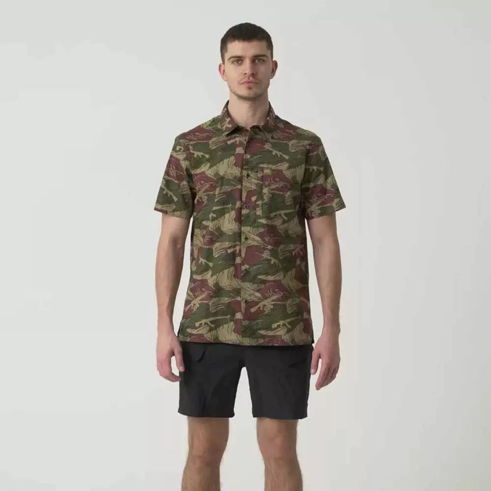 HELIKON-TEX TACTICAL OPS HAWAI SHIRT RHODESIAN BUSHSTROKE CAMOUFLAGE