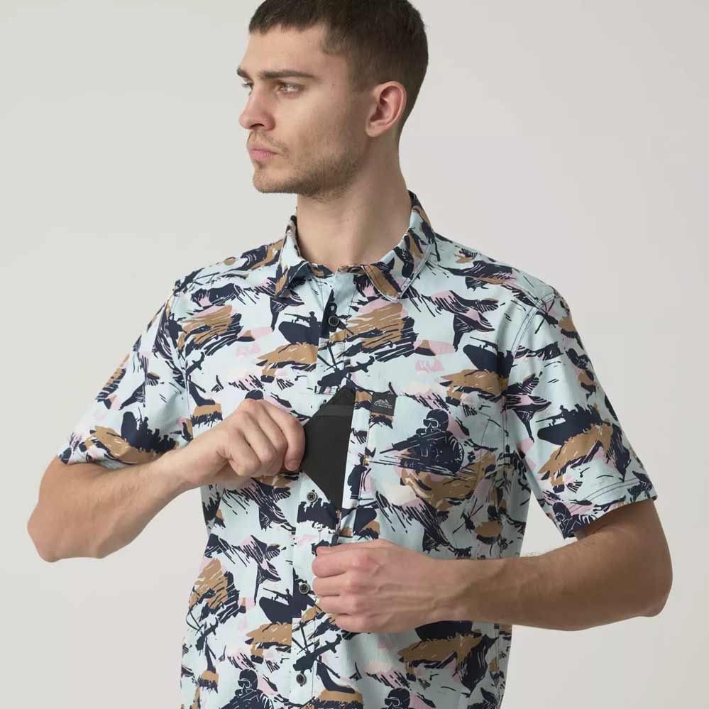 Helikon-Tex Hawaiihemd Pacific – Kurzarmhemd mit Stretch