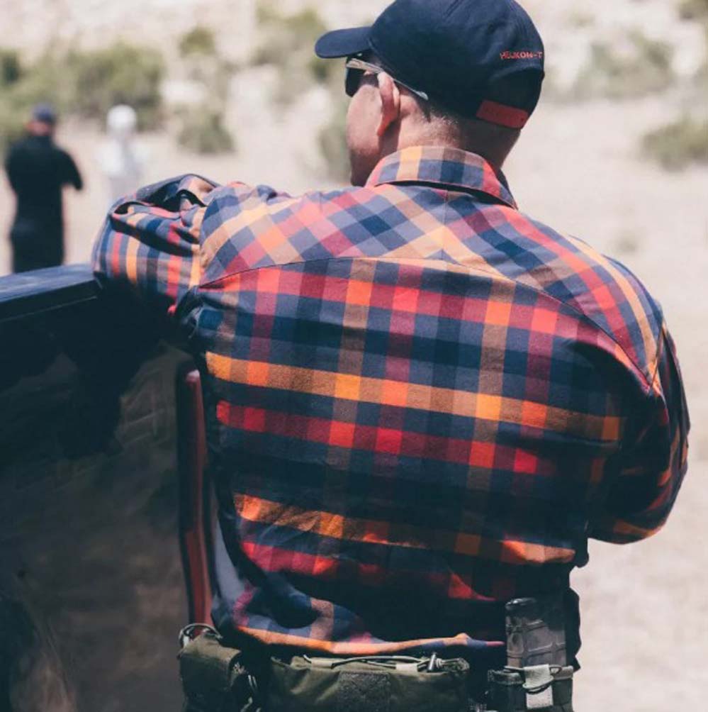 HELIKON-TEX MBDU FLANELL SHIRT DARK AUTUMN CHECKERED
