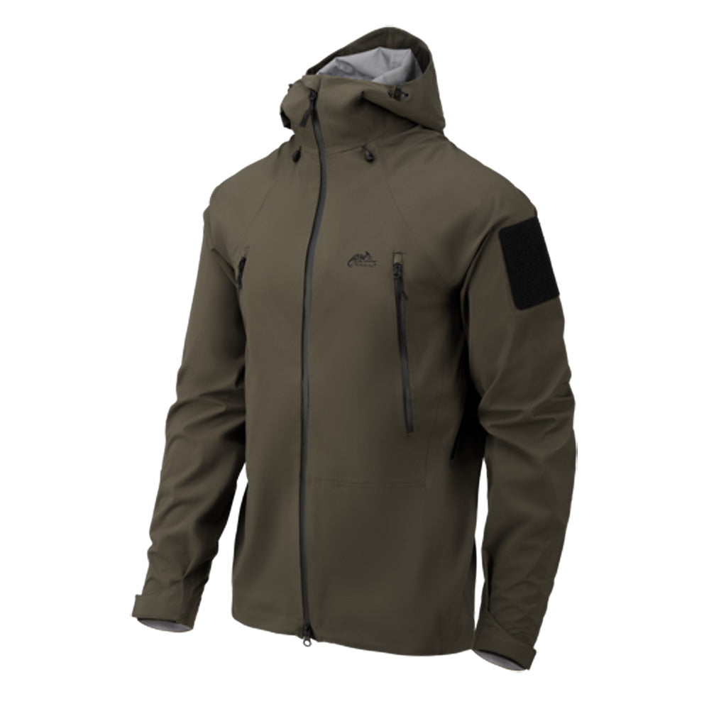 HELIKON-TEX HARDSHELL REGENJACKE SQUALL TorrentStretch TAIGA GREEN