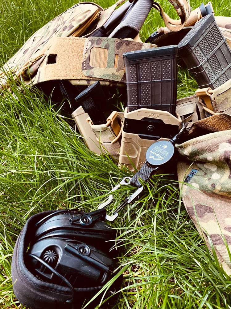 WISPORT SCHLÜSSELANHÄNGER / RETRACTOR KLEINER KARABINER