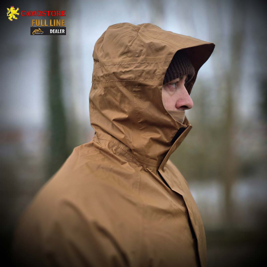 Trekkingjacke wasserdicht Bushcraft Regenjacke