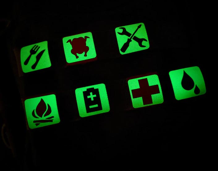 NightStripes BUSHCRAFT EDITION BUNT FLUORESZIEREND