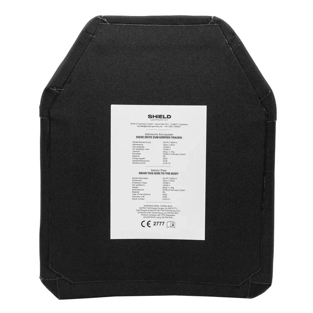 SHIELD - GERMANY SK1 / VPAM4 Platte Single curved 0,6 kg
