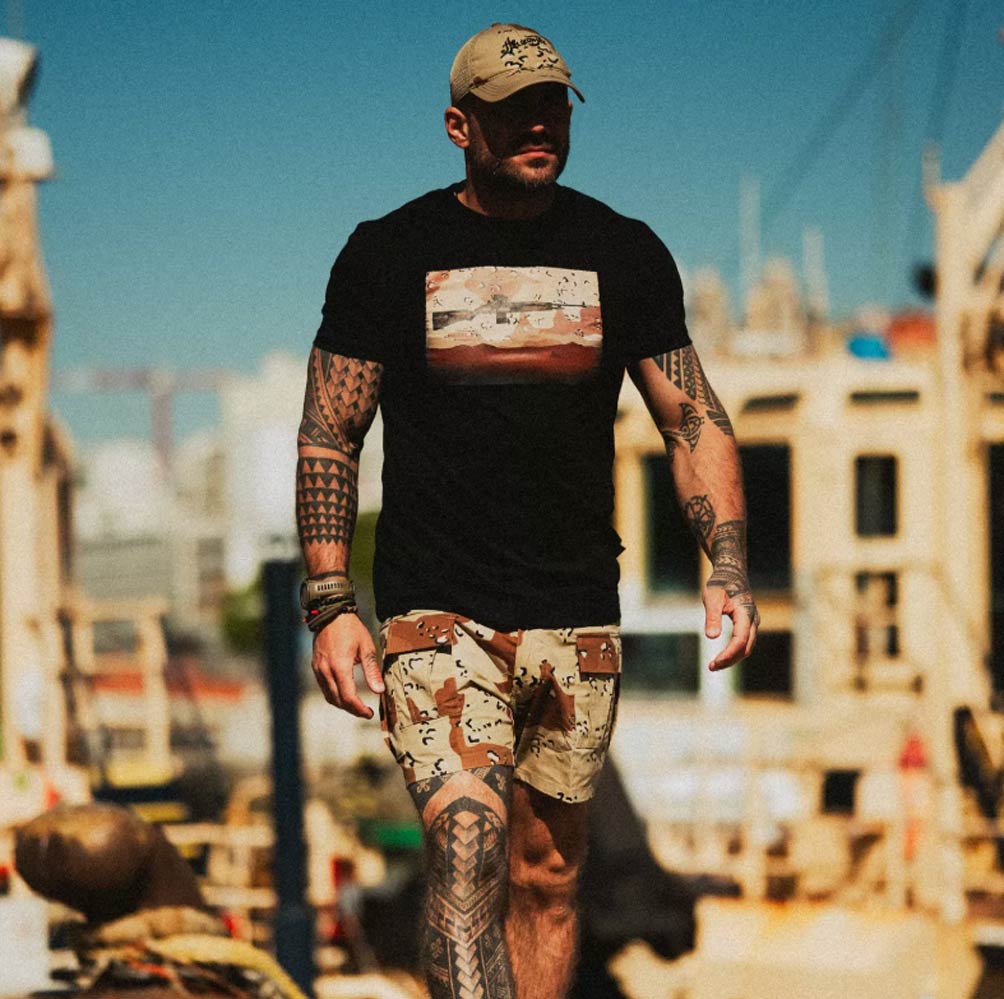 Helikon-Tex-Cargo-Shorts-Six Color Desert