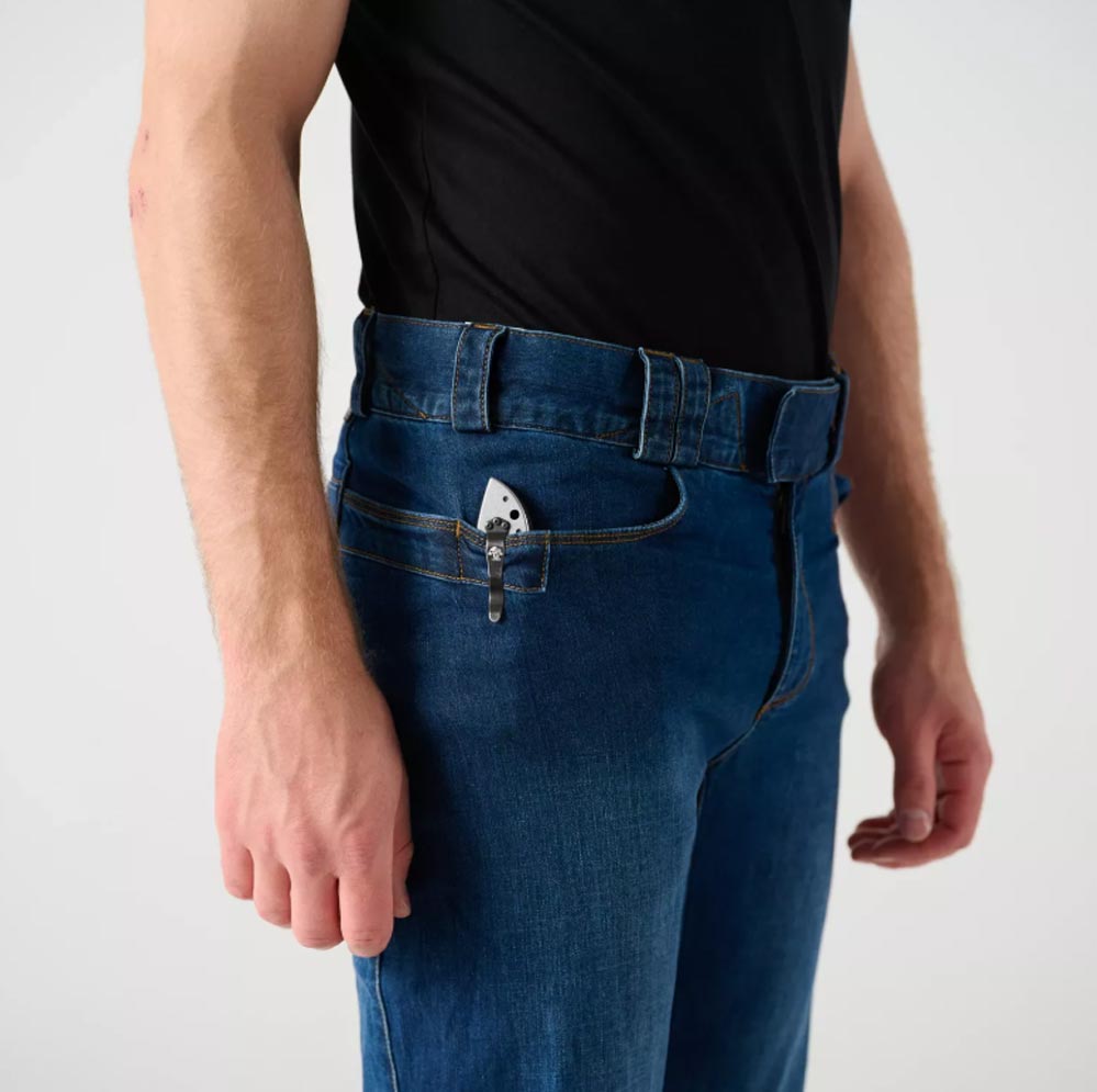 HELIKON-TEX COVERT TACTICAL JEANS® - DENIM MID VINTAGE WORN BLUE