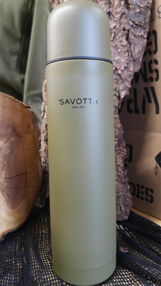 SAVOTTA THERMOSFLASCHE 0.75L ARMY GREEN