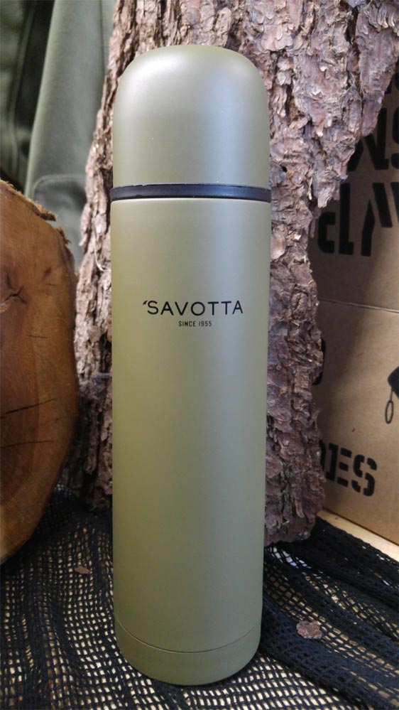 SAVOTTA THERMOSFLASCHE 1L ARMY GREEN