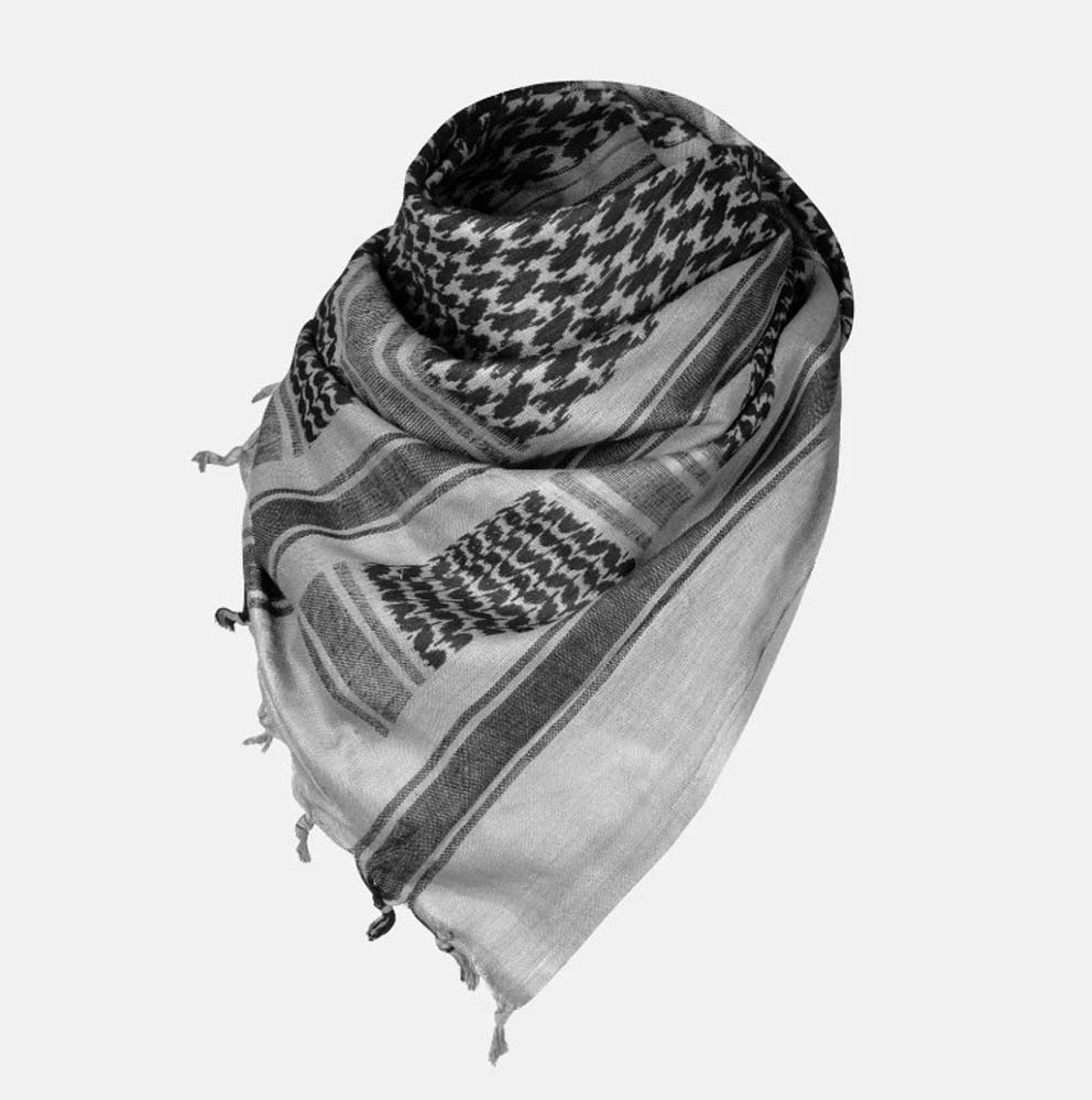 Helikon-Tex Shemagh Weiss – Robustes Multifunktionstuch für Outdoor, Bushcraft & Einsatz
