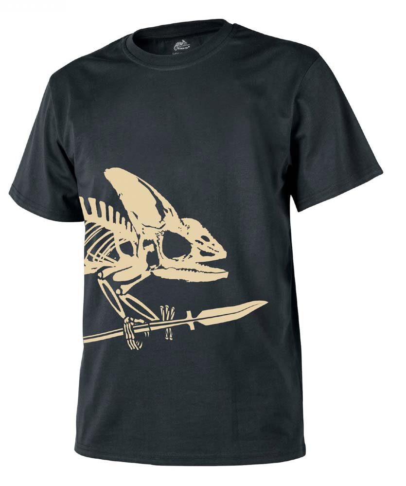HELIKON TEX LOGO T-SHIRT FULL BODY SKELETON SCHWARZ