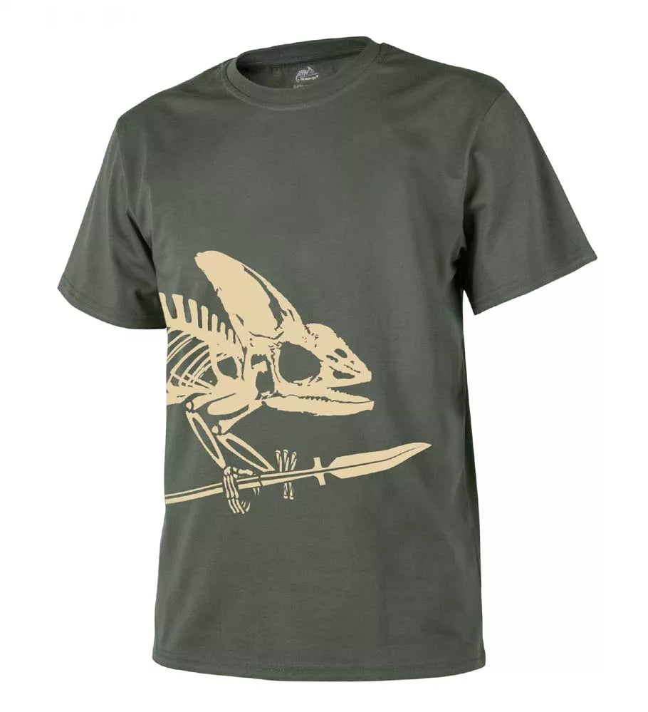 HELIKON TEX LOGO T-SHIRT FULL BODY SKELETON OLIVE