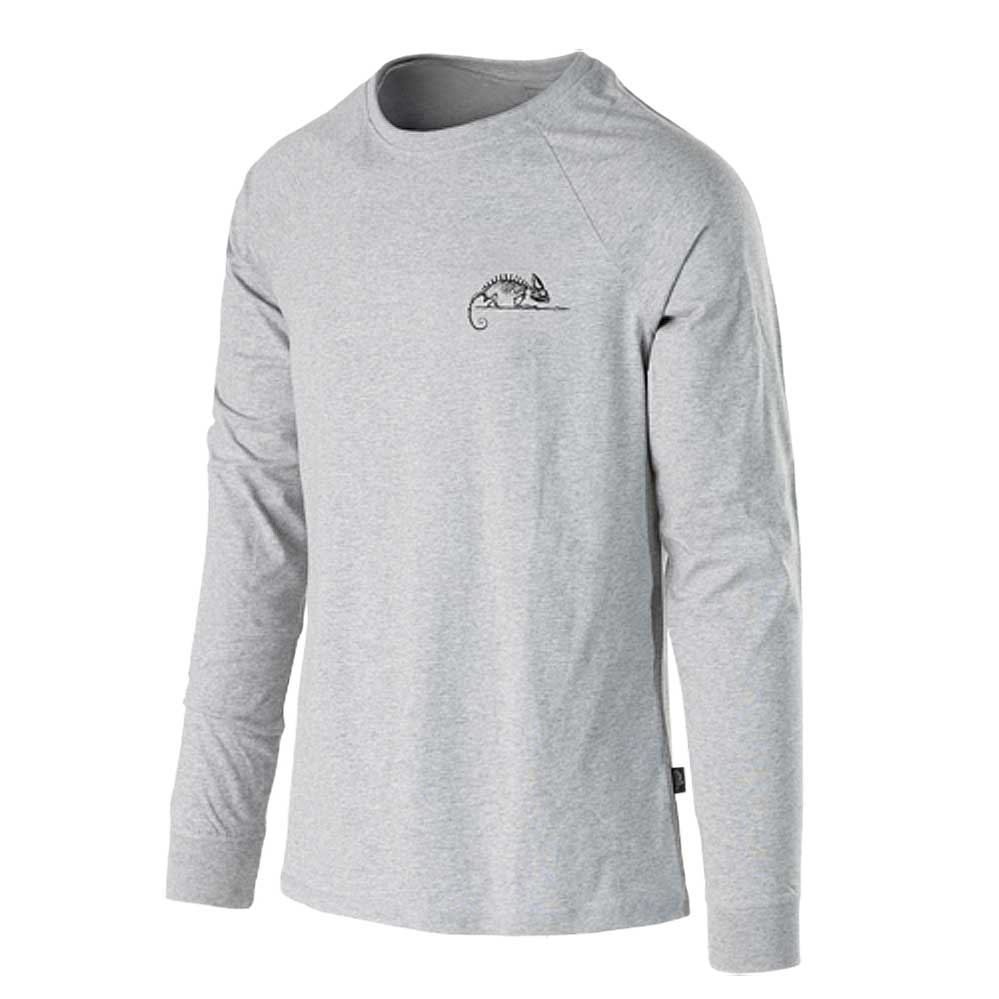 HELIKON TEX LOGO LANGARM SHIRT MID GREY MELANGE
