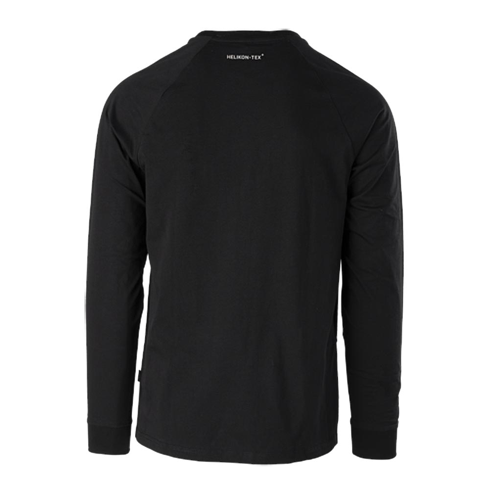 HELIKON TEX LOGO LANGARM SHIRT SCHWARZ