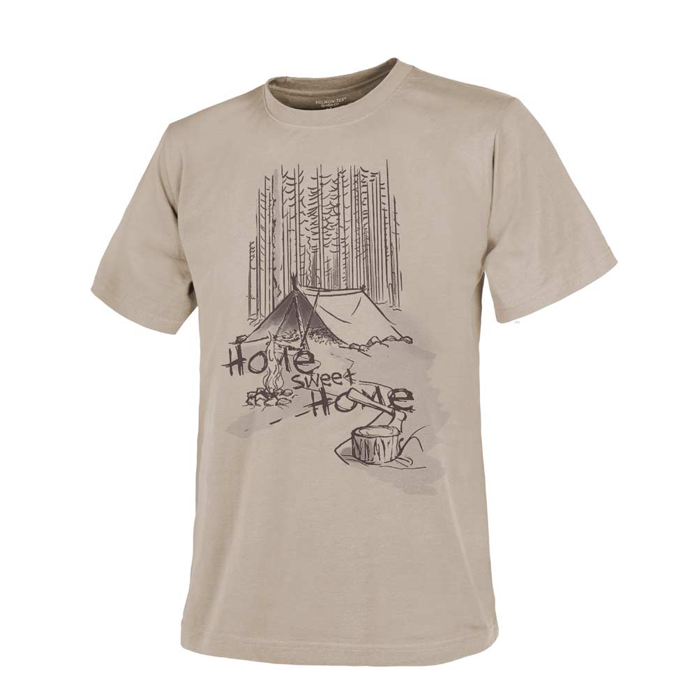 HELIKON-TEX T-SHIRT 'HOME SWEET HOME' KHAKI