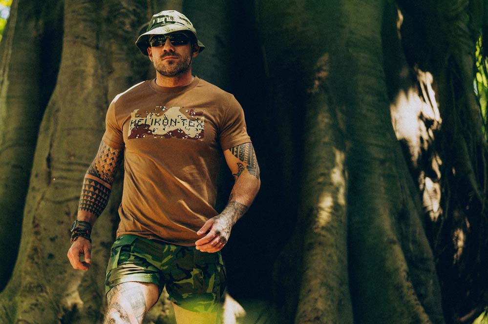 HELIKON-TEX T-SHIRT  MUD Brown - 6 Color Desert
