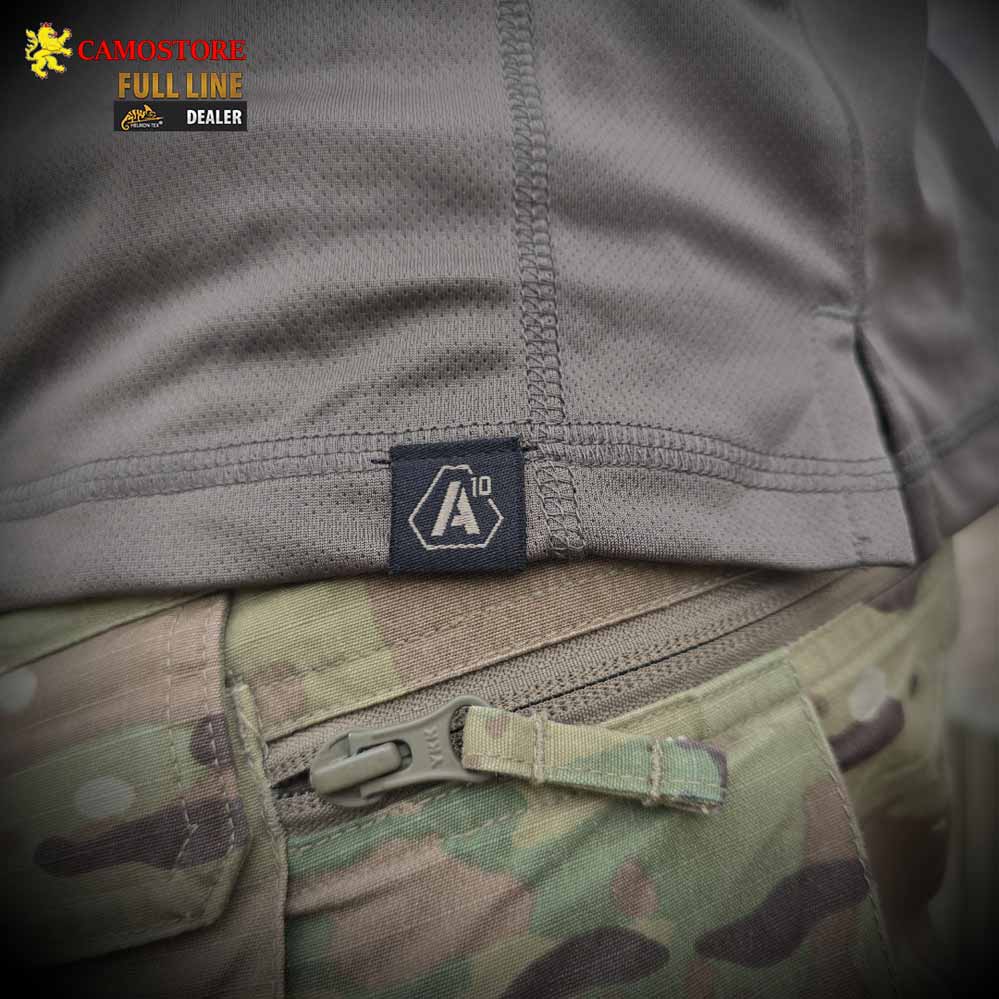 A10 INSTRUCTOR POLO SHIRT STONE GREY
