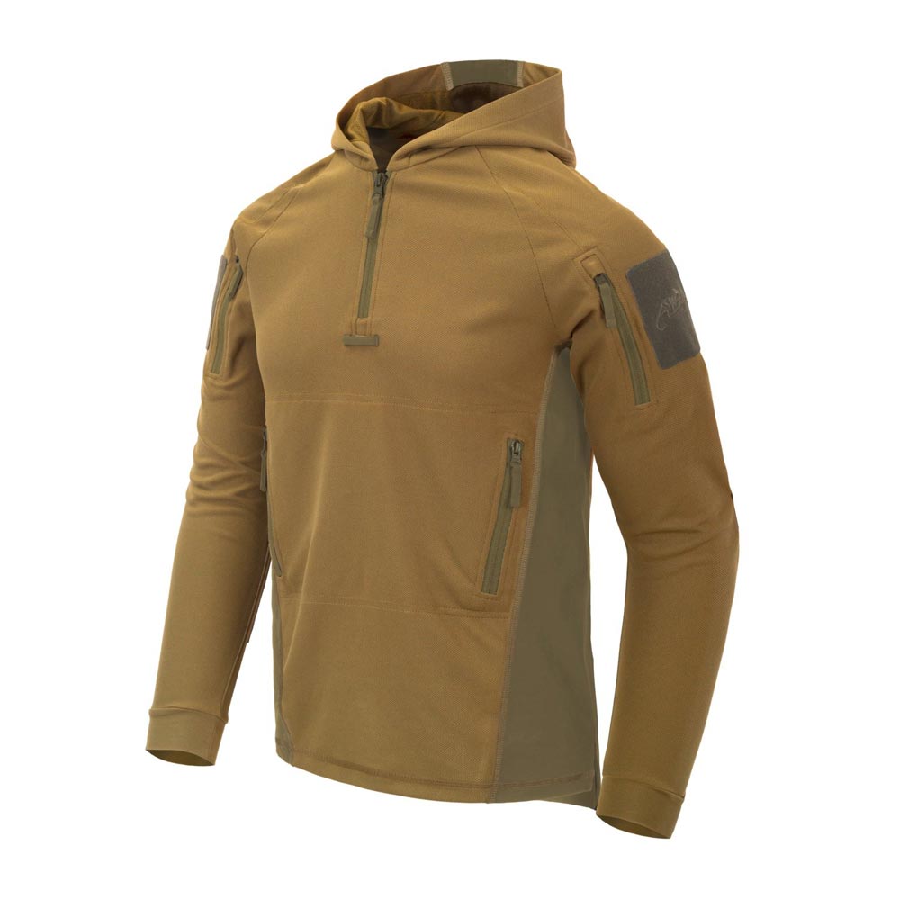 HELIKON-TEX RANGE HOODIE® TOPCOOL COYOTE/ADAPTIVE GREEN