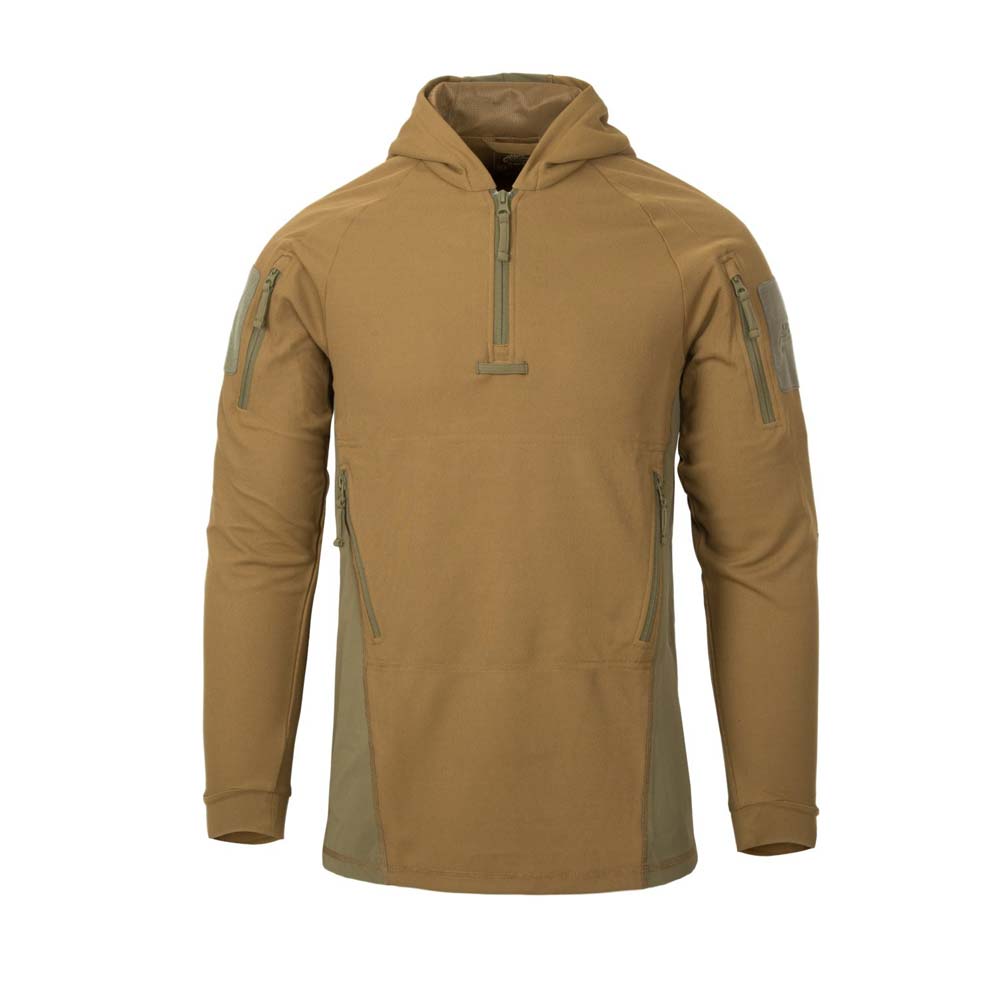 HELIKON-TEX RANGE HOODIE® TOPCOOL COYOTE/ADAPTIVE GREEN