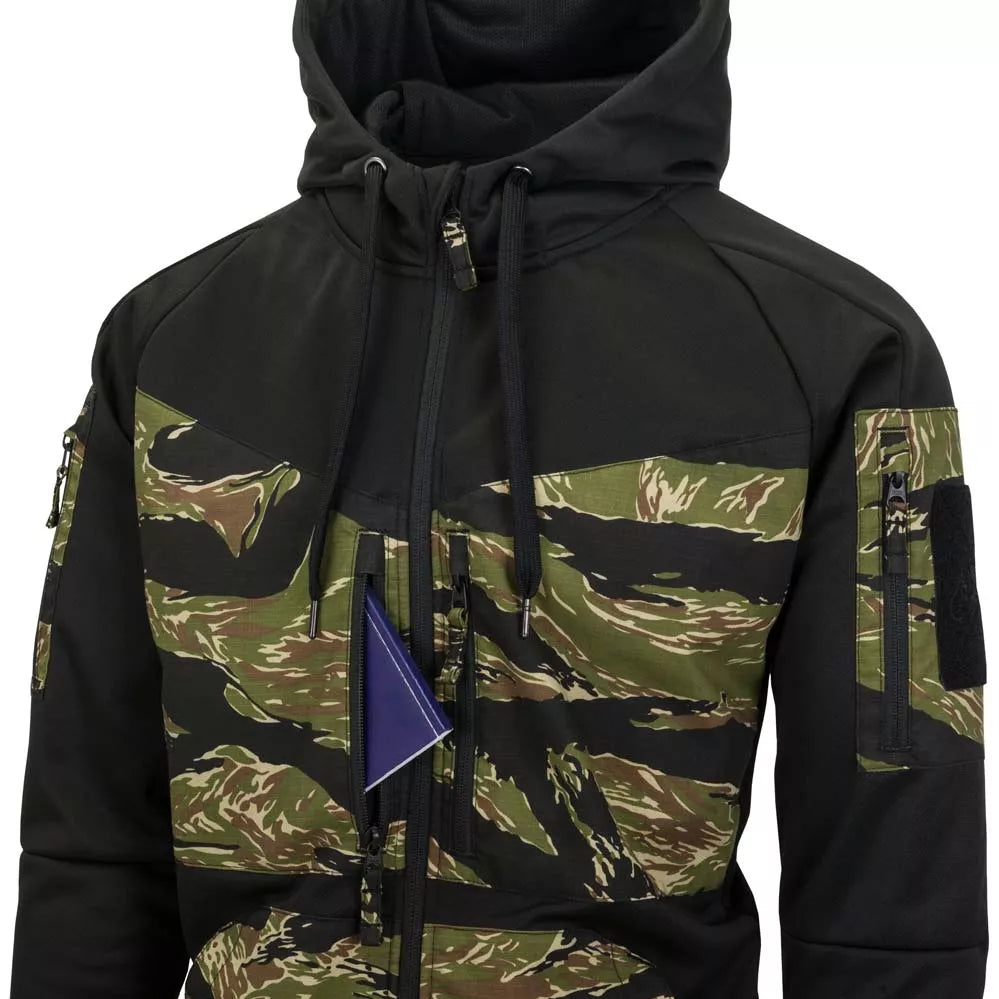 HELIKON-TEX ROGUE HOODIE (FullZip) TIGER STRIPE