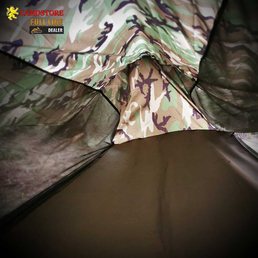 JUNGLE HAMMOCK/MINIZELT MIT CANVAS BODEN US WOODLAND CAMOUFLAGE