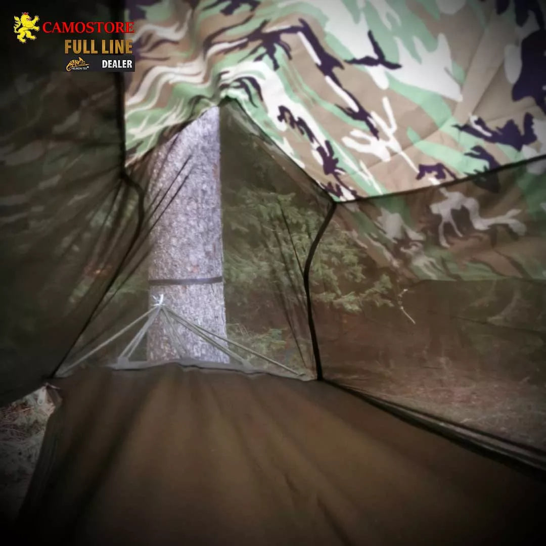 JUNGLE HAMMOCK/MINIZELT MIT CANVAS BODEN US WOODLAND CAMOUFLAGE