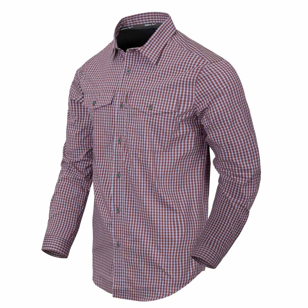 HELIKON-TEX COVERT CONCEALED CARRY SHIRT CALM BLUE PLAID