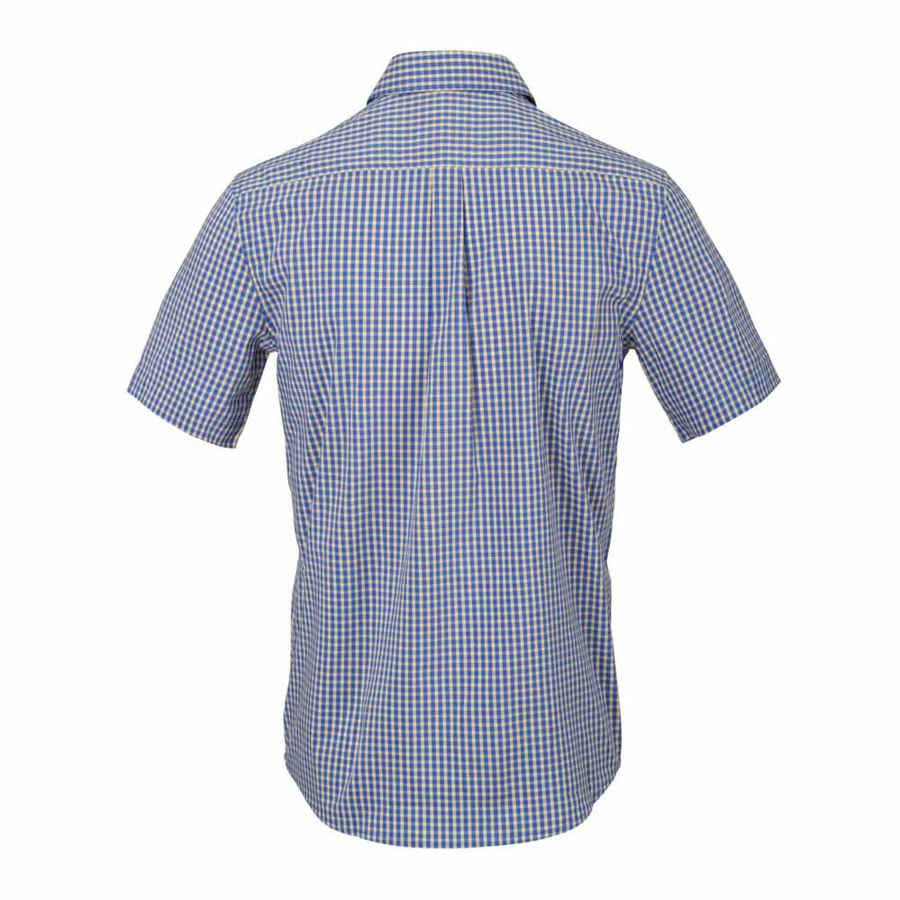 HELIKON-TEX COVERT CONCEALED CARRY SHIRT SHORT SLEEVE - SUNSET BLUE PLAID
