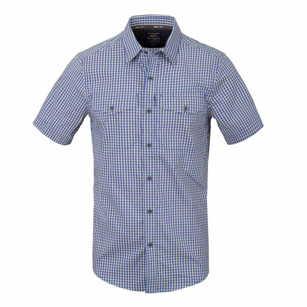 HELIKON-TEX COVERT CONCEALED CARRY SHIRT SHORT SLEEVE - DIRT RED CHECKERED