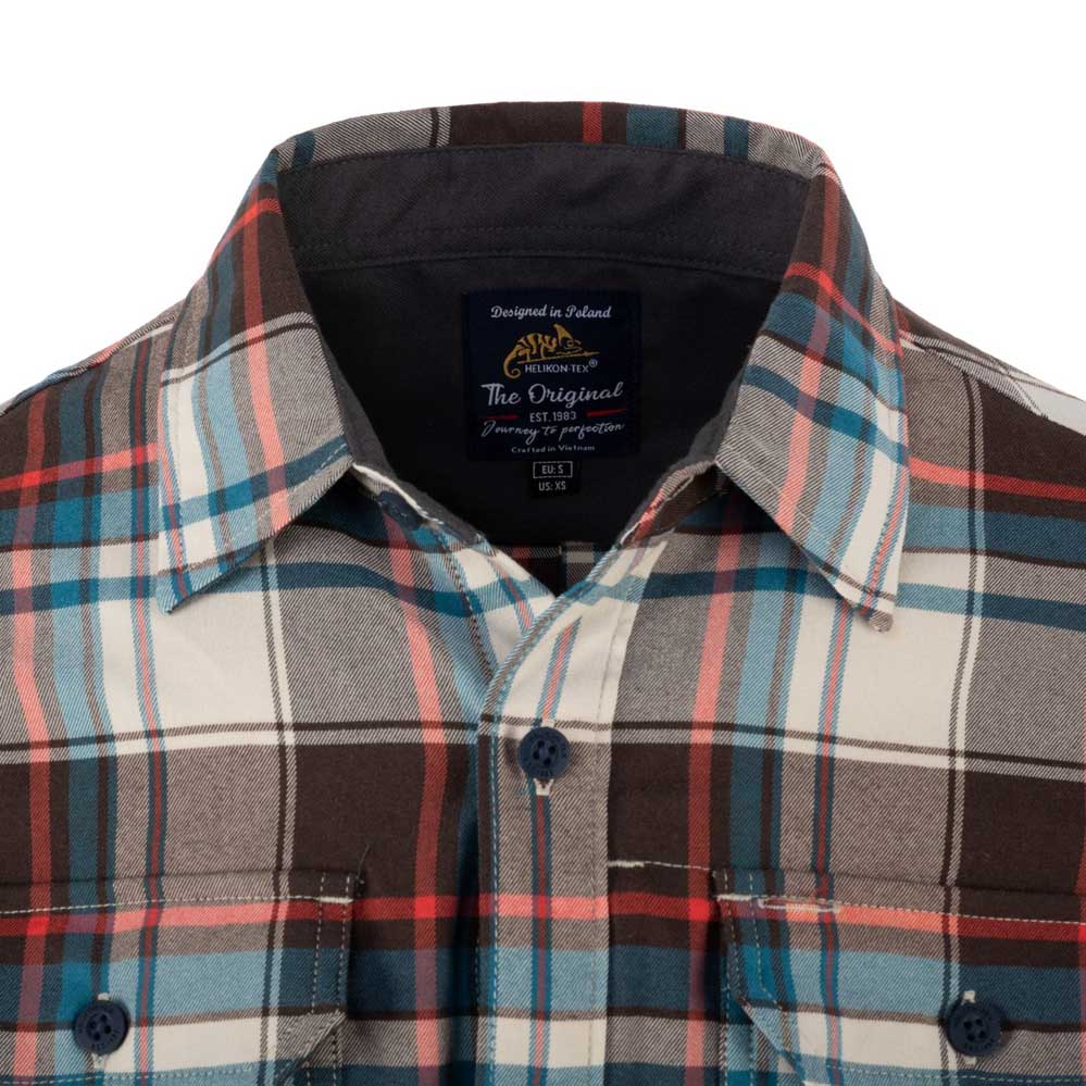 HELIKON-TEX GREYMAN SHIRT MOSS GREEN CHECKERED
