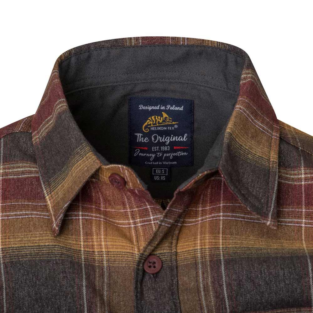 HELIKON-TEX GREYMAN SHIRT TRUE GREY CHECKERED