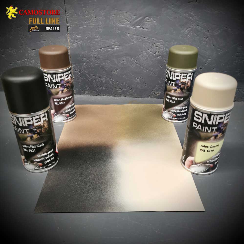 SNIPER PAINT NATO SPRÜHFARBE 150 ml  SCHWARZ RAL9021