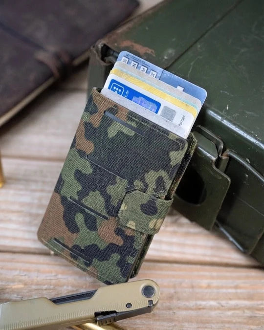 NightStripes Wallet Echo Delta Whisky – ultraflache RFID-Geldbörse