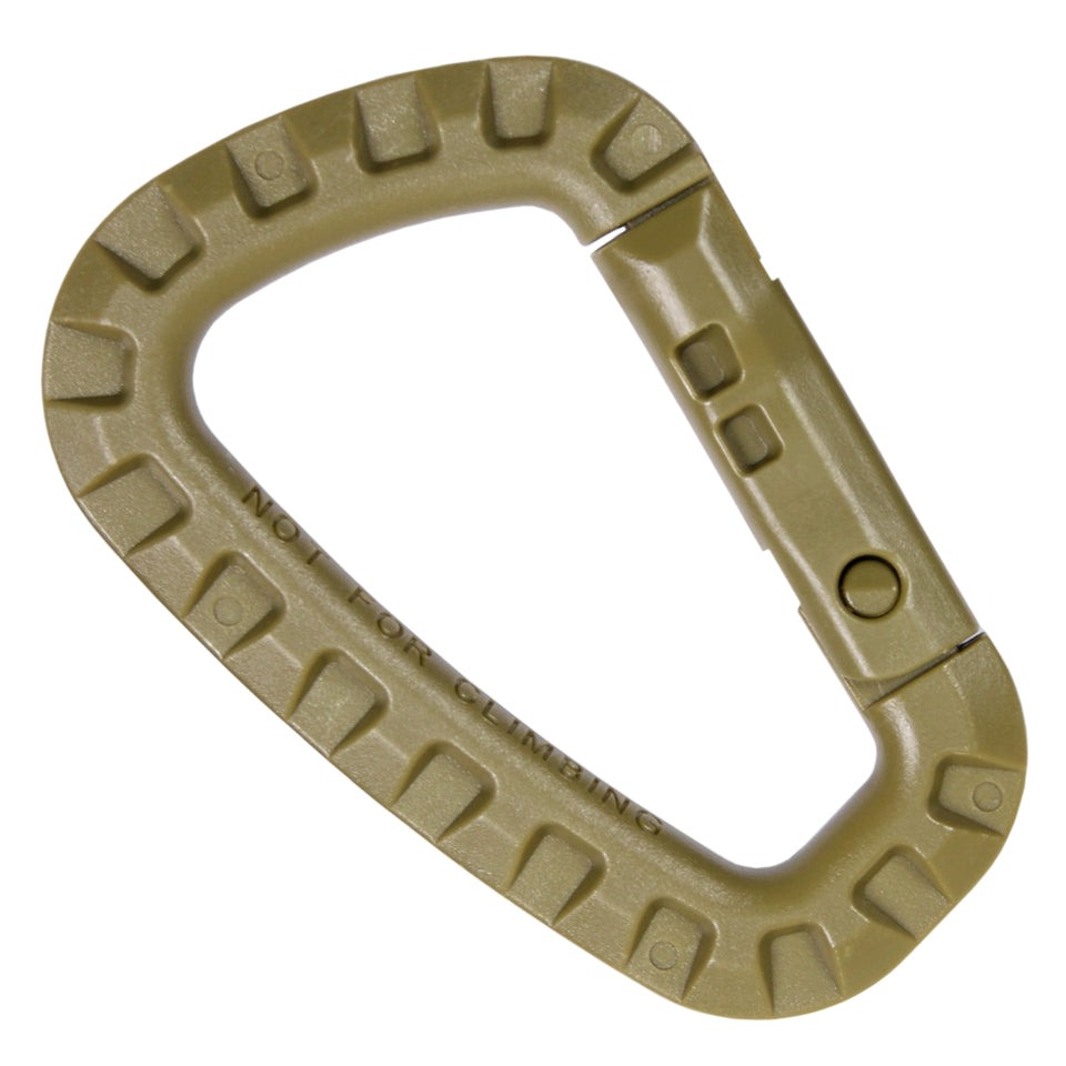 KARABINER HAKEN KUNSTSTOFF COYOTE
