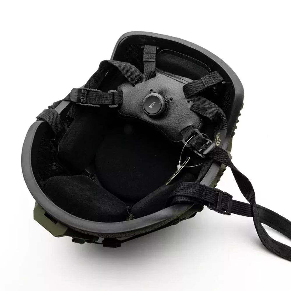 SHIELD-GERMANY NIJ-IIIA FAST Helm High-Cut Steingrau Olive