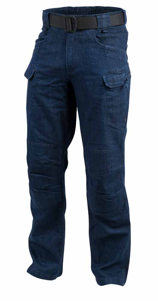 HELIKON TEX URBAN TACTICAL PANTS DENIM STRETCH MARINE BLUE