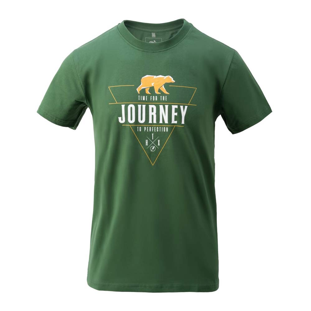 HELIKON-TEX T-SHIRT 'JOURNEY TO PERFECTION' MONSTERA GREEN