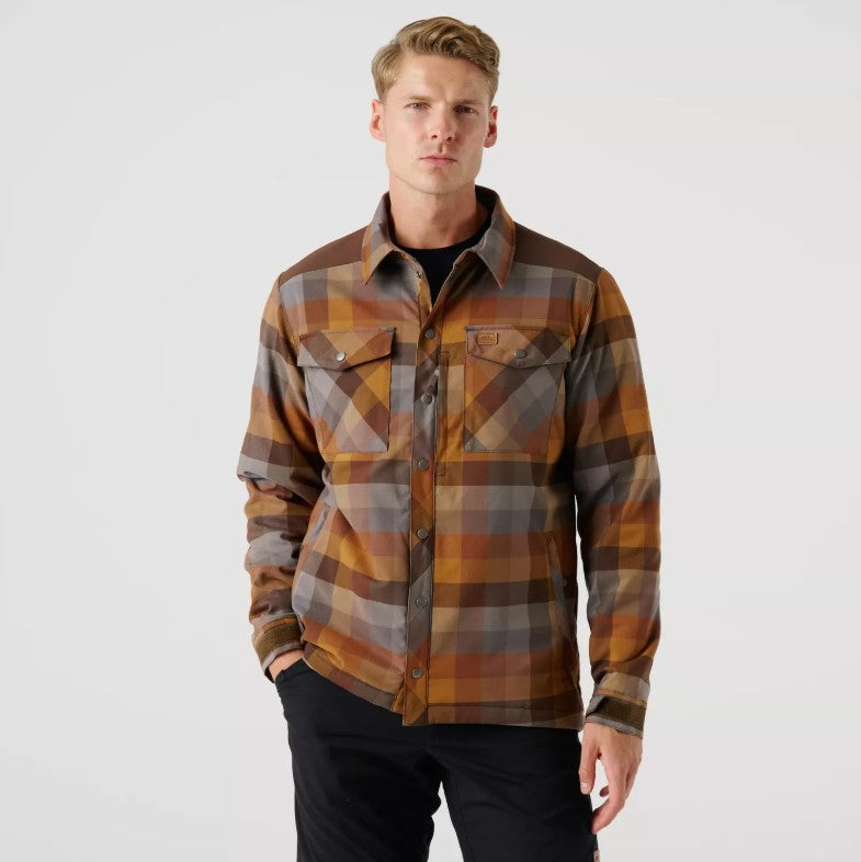 Helikon-Tex Warden gefüttertes Bushcraft-Hemd Light Brown Plaid